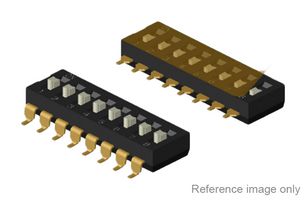 MULTICOMP PRO MP-DM-01-V DIP SW, 1CKT, SPST-NO, 0.025A/24VDC, SMD