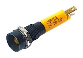 CML INNOVATIVE TECHNOLOGIES 190513Z2 LED PANEL INDICATOR, YELLOW, 8MM, 24V ROHS COMPLIANT: YES