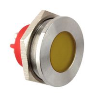 CML INNOVATIVE TECHNOLOGIES PL25SS023 LED PANEL INDICATOR, GREEN, 25MM, 24V ROHS COMPLIANT: YES