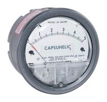 DWYER 4020 PRESSURE GAUGE, 20INCH-H2O, 1/4"FNPT