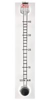 DWYER VFB-85-SS LIQUID FLOWMETER, 150PSI, 2GPM, 1/8"FNPT