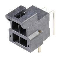 MOLEX 172316-3204 CONN, R/A HEADER, 4POS, 2ROW, 3.5MM, TH