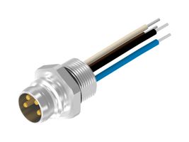 AMPHENOL CONEC 42-01033 CABLE ASSY, 4P M8 PLUG-FREE END, 200MM ROHS COMPLIANT: YES