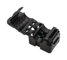 HELLERMANNTYTON 151-03545 CABLE CLIP, NYLON 6.6 HIR/HS UV, BLACK ROHS COMPLIANT: YES