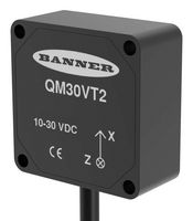 BANNER ENGINEERING QM30VT2-QP VIBRATION/TEMPERATURE SENSOR, 30VDC