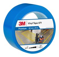 3M 471, BLUE, 50MM X 33M TAPE, SAFETY WARNING, 50MM X 33M, BLU
