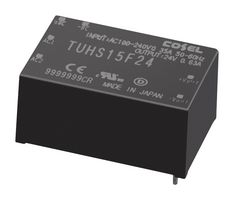 COSEL TUHS15F24 POWER SUPPLY, AC-DC, 24V, 0.63A ROHS COMPLIANT: YES