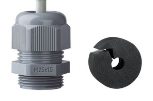 HYLEC K345-1025-00 CABLE GLAND, NYLON 6, 3-8MM, M25 X 1.5