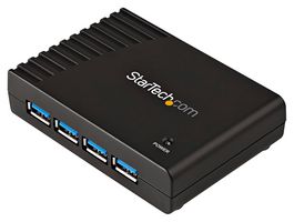 STARTECH ST4300USB3EU USB HUB, 4 PORT, MAINS POWERED ROHS COMPLIANT: YES