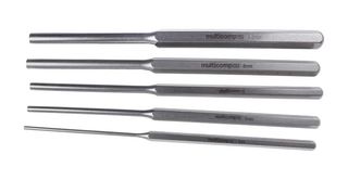 MULTICOMP PRO MP013701 PIN PUNCH SET, S2 STEEL, 205 MM L