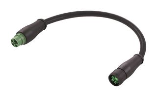 HARTING 21342829641050 CABLE ASSY, 6P CIR PLUG-CIR RCPT, 5M