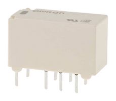 OMRON ELECTRONIC COMPONENTS G6S-2-Y DC5 SIGNAL RELAY, DPDT, 5VDC, 2A, TH ROHS COMPLIANT: YES