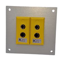 LABFACILITY AS-K-FF + FSP-2 THERMOCPL CONN, W/PANEL, SOCKET, K, 2WAY