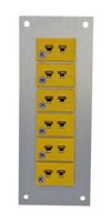 LABFACILITY AM-K-FF + FMP-6 THERMOCPL CONN, W/PANEL, SOCKET, K, 6WAY