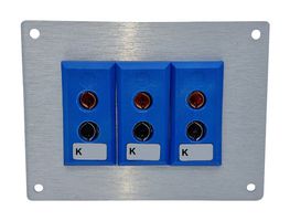 LABFACILITY JS-K-FF + FSP-3 THERMOCOUPLE CONNECTOR, MINIATURE, BLUE