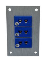 LABFACILITY JM-K-FF + FMP-3 THERMOCOUPLE CONNECTOR, MINIATURE, BLUE