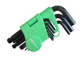 MULTICOMP PRO MP013781 HEX KEY SET, BALL END, 9PCS/CARBON STEEL