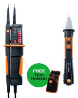 TESTO 300590745001 VOLTAGE TESTER KIT, CONTACT/NON-CONTACT ROHS COMPLIANT: YES