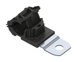 HELLERMANNTYTON RCB180SM8SS CABLE CLIP, STUD MOUNT, BLK, 19.5MM ROHS COMPLIANT: YES