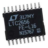 ANALOG DEVICES LTC2656BCFE-L16#PBF D/A CONVERTER, 16BIT, 0 TO 70DEG C ROHS COMPLIANT: YES