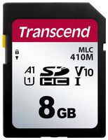 TRANSCEND TS8GSDC410M SD CARD, 8GB, MLC NAND FLASH ROHS COMPLIANT: YES