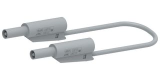 MULTICOMP PRO MP771112 STACK 4MM BANANA PLUG-PLUG, GREY, 59MM