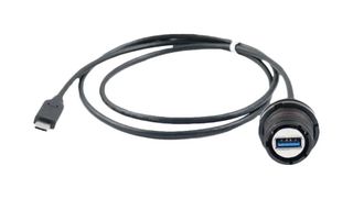 AMPHENOL SOCAPEX 32240ZN-015 USB CABLE, 3.0 C PLUG-A RCPT, 150MM ROHS COMPLIANT: YES