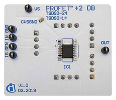 INFINEON PROF2BTS70061EPPDBTOBO1 DAUGHTER BOARD, 12V, HIGH SIDE SWITCH ROHS COMPLIANT: YES