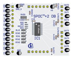 INFINEON SPOC2DBBTS712204ESATOBO1 DAUGHTER BOARD, POWER CONTROLLER ROHS COMPLIANT: YES