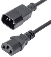 STARTECH PXT1001M POWER CORD, IEC C14 PLUG-IEC C13, 1M ROHS COMPLIANT: YES