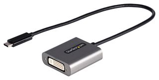 STARTECH CDP2DVIEC CONVERTER, USB-C TO DVI, 0.3M CABLE ROHS COMPLIANT: YES