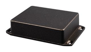 HAMMOND 1590WCFLBK Enclosure, Diecast, Light Duty, Watertight, Flanged Lid, Instrument, 120 mm, 94 mm, 57 mm RoHS Compliant: Yes