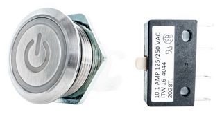 ITW SWITCHES H48M-213W ANTI VANDAL SWITCH, SPDT-DB, 10A, 250VAC ROHS COMPLIANT: YES