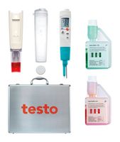 TESTO 0563 2066 STARTER SET, PH/TEMPERATURE METER ROHS COMPLIANT: YES