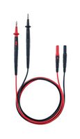 TESTO 0590 0012 TEST LEAD SET, BLACK/RED, 1KV, 1.25M ROHS COMPLIANT: YES
