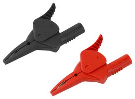 CAL TEST ELECTRONICS CT4410 ALLIGATOR CLIP, BLACK, RED, 20A, 34.5MM ROHS COMPLIANT: YES
