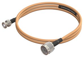 CAL TEST ELECTRONICS CT4444-60 CABLE ASSY, N PLUG-BNC PLUG, BLK, 600MM ROHS COMPLIANT: YES