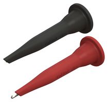 CAL TEST ELECTRONICS CT3947B SPRUNG HOOK ADAPTER, DMM PROBE, BLK/RED