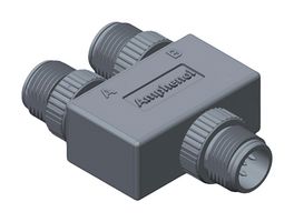 AMPHENOL LTW SS-050505-MMM-YS001 T SPLITTER CONN, M12 5P PLUG-2X5P PLUG ROHS COMPLIANT: YES