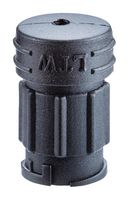 AMPHENOL LTW CAP-WABFLPC1 CAP WITH RUBBER LEAD, RCPT CONN, BLACK