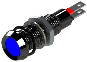 MARL 677-930-21 LED PANEL INDICATOR, BLUE, 8.1MM, 12VDC ROHS COMPLIANT: YES