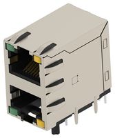 TE CONNECTIVITY 2501551-1 RJ45 CONN, R/A JACK, 8P8C, 2STACK, TH ROHS COMPLIANT: YES