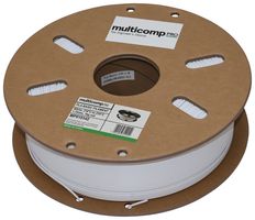 MULTICOMP PRO MP015142 3D PRINTER FILAMENT, WHITE, 1.75MM, PLA ROHS COMPLIANT: YES
