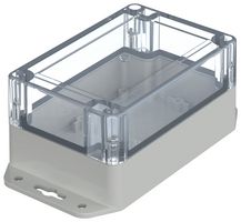 BOPLA 07712086 ENCLOSURE, MULTIPURPOSE, PC, GREY/CLEAR ROHS COMPLIANT: YES