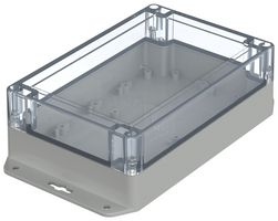 BOPLA 07718126 ENCLOSURE, MULTIPURPOSE, PC, GREY/CLEAR ROHS COMPLIANT: YES