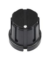 VISHAY ACCKPS1515NDT18 KNOB, SKIRTED SHAFT, ABS, 3.17MM