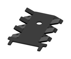 FISCHER ELEKTRONIK FK 236 220 SA TO 220 HEAT SINK, ALUMINIUM, 18K/W, TO-220 ROHS COMPLIANT: YES