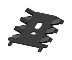 FISCHER ELEKTRONIK FK 236 CB SA CB HEAT SINK, ALUMINIUM, 18K/W, CB ROHS COMPLIANT: YES