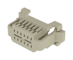 SAMTEC ISD1-06 RCPT HOUSING, 12POS, 2ROW, 2.54MM, WHT