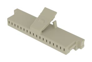 SAMTEC ISS1-18-L RCPT HOUSING W/LATCH, 18P, 1ROW, 2.54MM